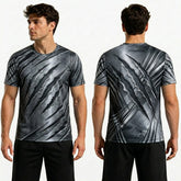 Black Grey Polyester T Shirts