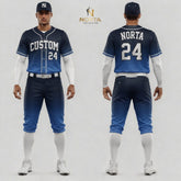 Custom Navy Blue Baseball Uniforms
