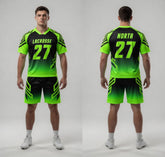 Custom Neon Green Lacrosse Uniforms
