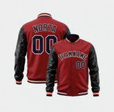 Custom Red Black Varsity Jackets