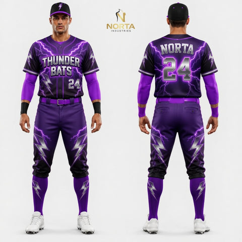 High Quality Custom Baseball Uniform Kit
