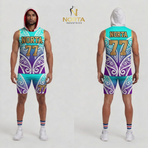 7v7 Uniform Neon and Purple