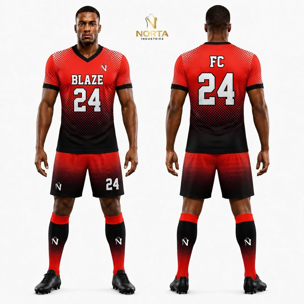 Sublimation Blaze Soccer Uniforms