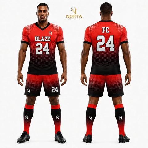 Sublimation Blaze Soccer Uniforms