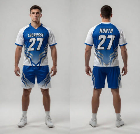 Custom Old Gold Lacrosse Uniforms