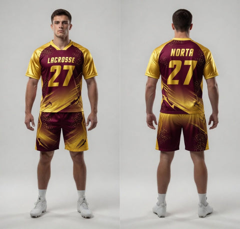 Custom Graffiti Pattern Lacrosse Uniforms