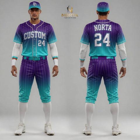 Custom Gradient Baseball Uniform