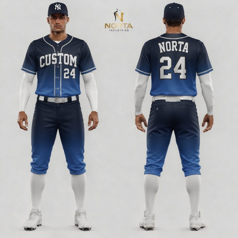 Custom Black Orange Baseball Uniforms