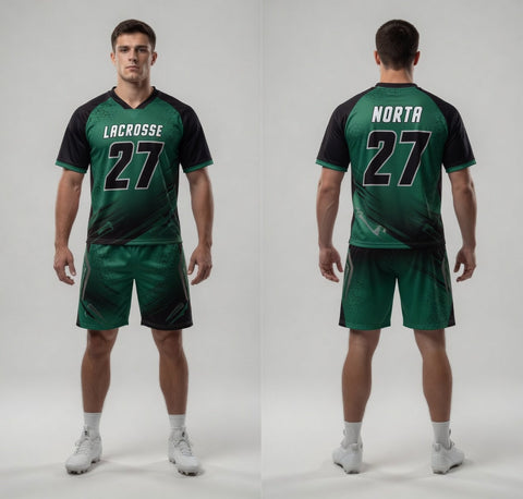 Custom Maroon White Lacrosse Uniforms