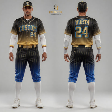Custom Pinstripe Baseball Uniforms