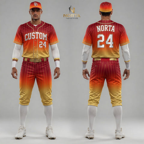 Custom Gradient Baseball Uniforms