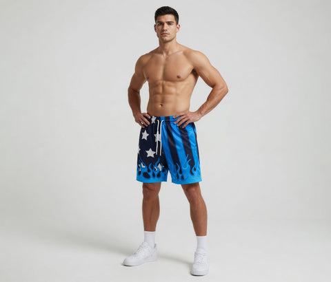 Custom Sublimation Geometric Pattern Shorts