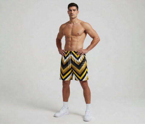 Custom Sublimation Chevron Design Shorts
