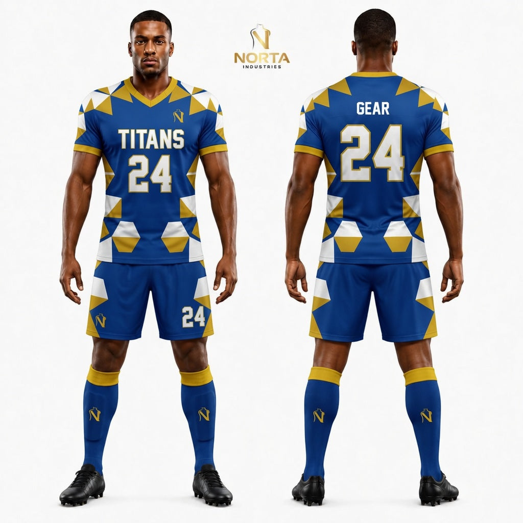 Sublimation Titans Soccer Uniforms